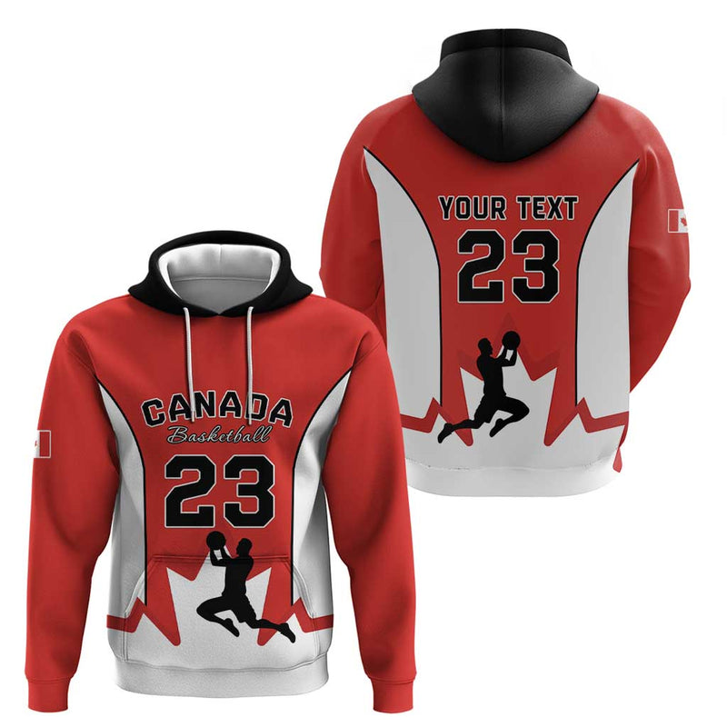 Custom Canada Basketball Go Champions Team Canada Hoodie