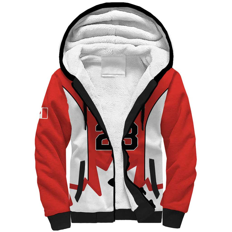 Custom Canada Basketball Go Champions Team Canada Sherpa Hoodie