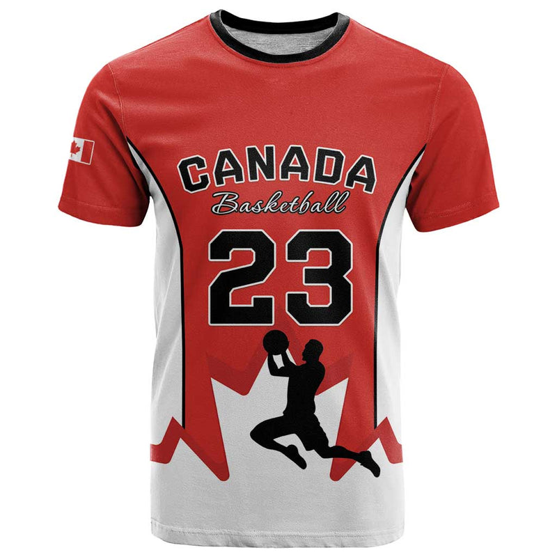 Custom Canada Basketball Go Champions Team Canada T Shirt