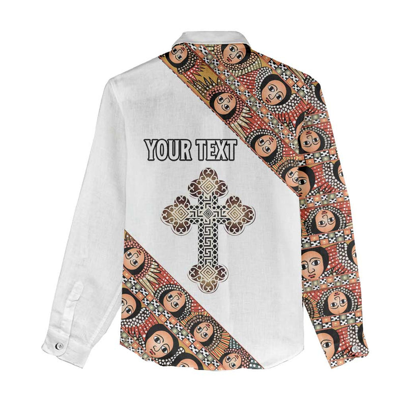 Ethiopian Orthodox Church Angel Women Casual Shirt