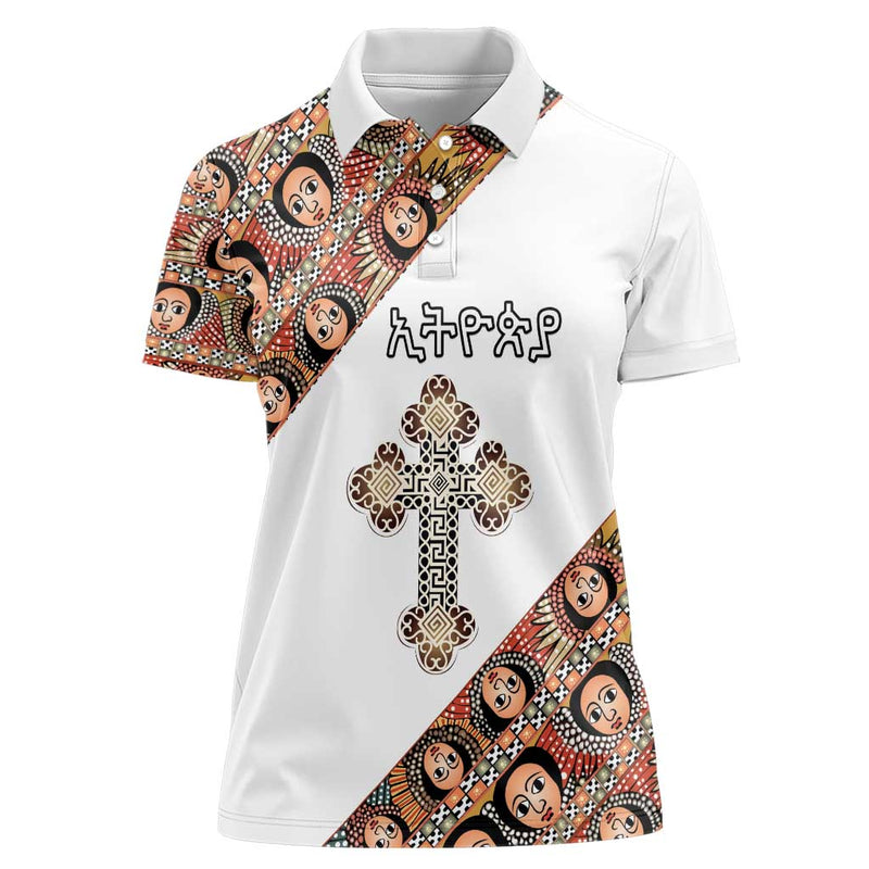 Ethiopian Orthodox Church Angel Women Polo Shirt