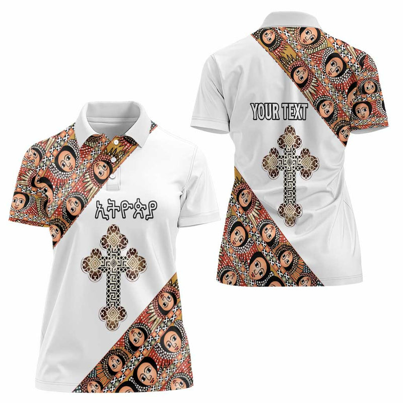 Ethiopian Orthodox Church Angel Women Polo Shirt