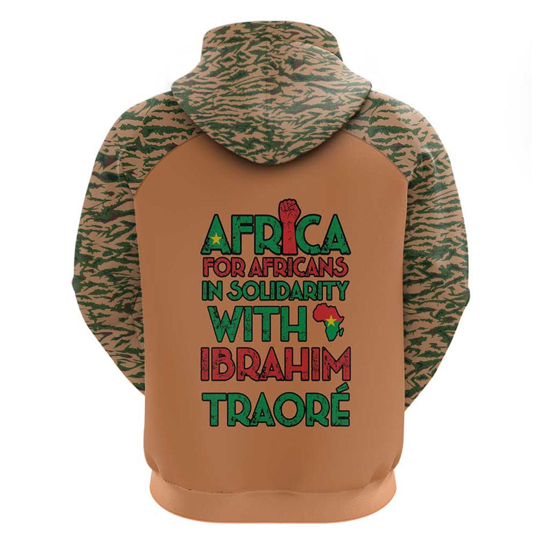 Africa in Solidarity with Traore Africa For Africans Hoodie