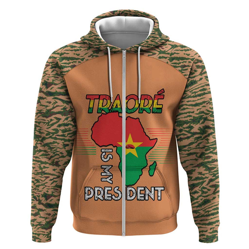 Africa in Solidarity with Traore Africa For Africans Hoodie