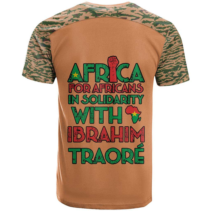 Africa in Solidarity with Traore Africa For Africans T Shirt