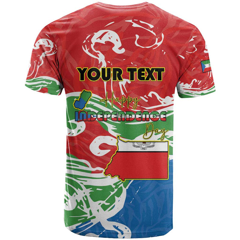 Equatorial Guinea Independence Day Coat Of Arms With Map T Shirt
