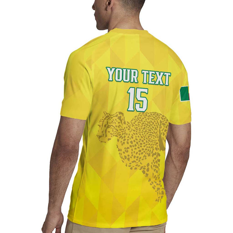Custom Benin Football Go Cheetahs Rugby Jersey