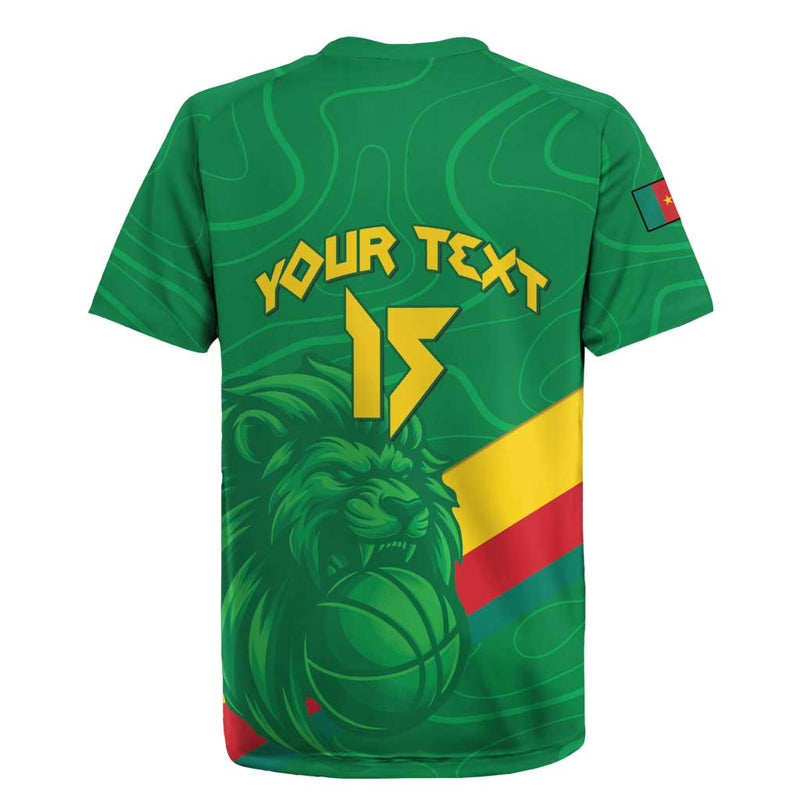 Custom Cameroon Basketball Go Champions Indomitable Lions Rugby Jersey