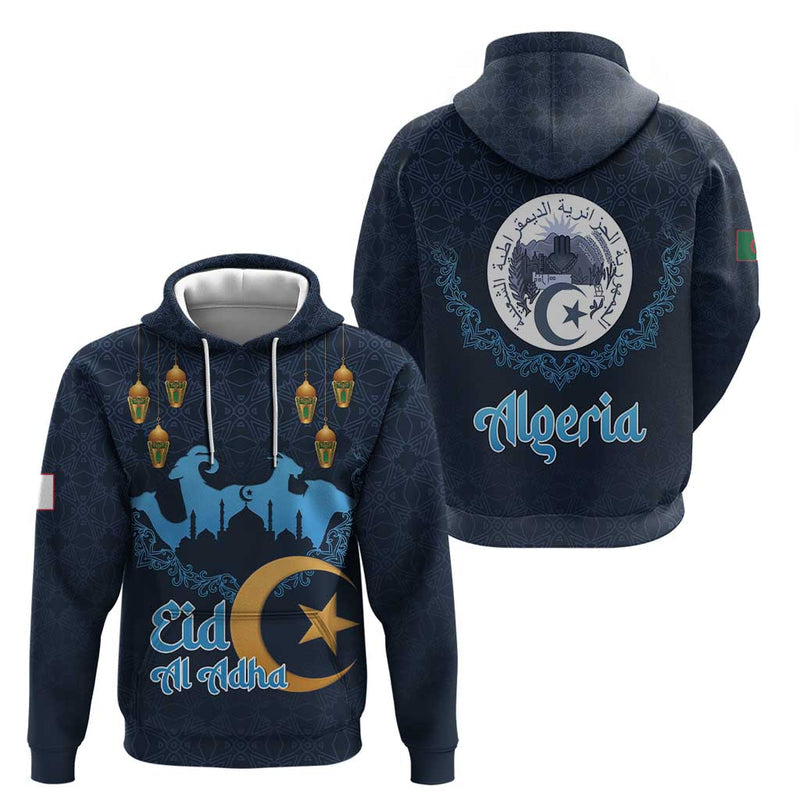 Algeria Happy Eid Mubarak Eid Al-Adha Hoodie