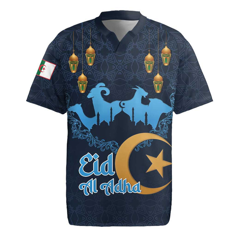Algeria Happy Eid Mubarak Eid Al-adha Rugby Jersey