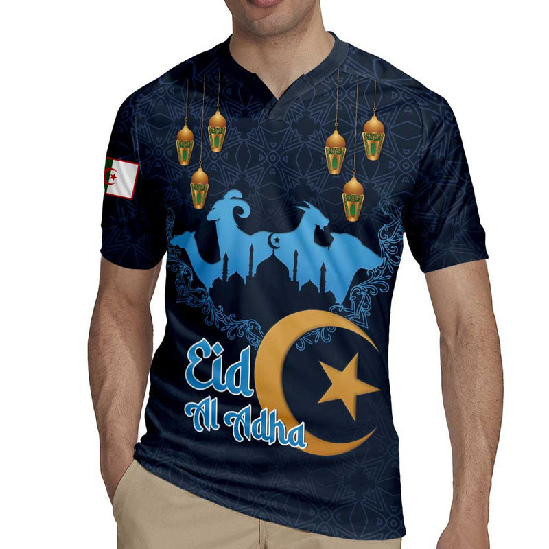 Algeria Happy Eid Mubarak Eid Al-adha Rugby Jersey