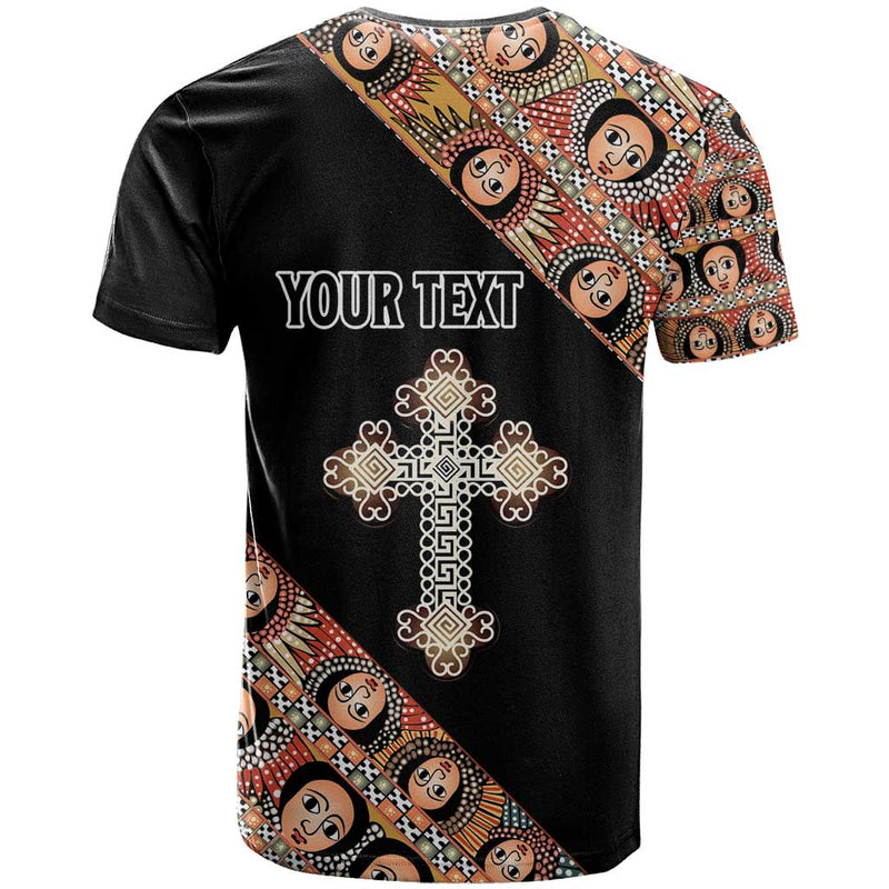 Ethiopian Orthodox Church Angel Black Color T Shirt