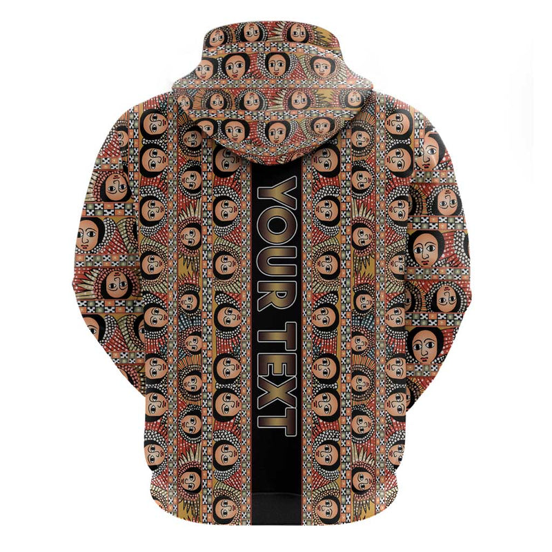 Ethiopian Tewahedo Angel Orthodox Black Color Hoodie
