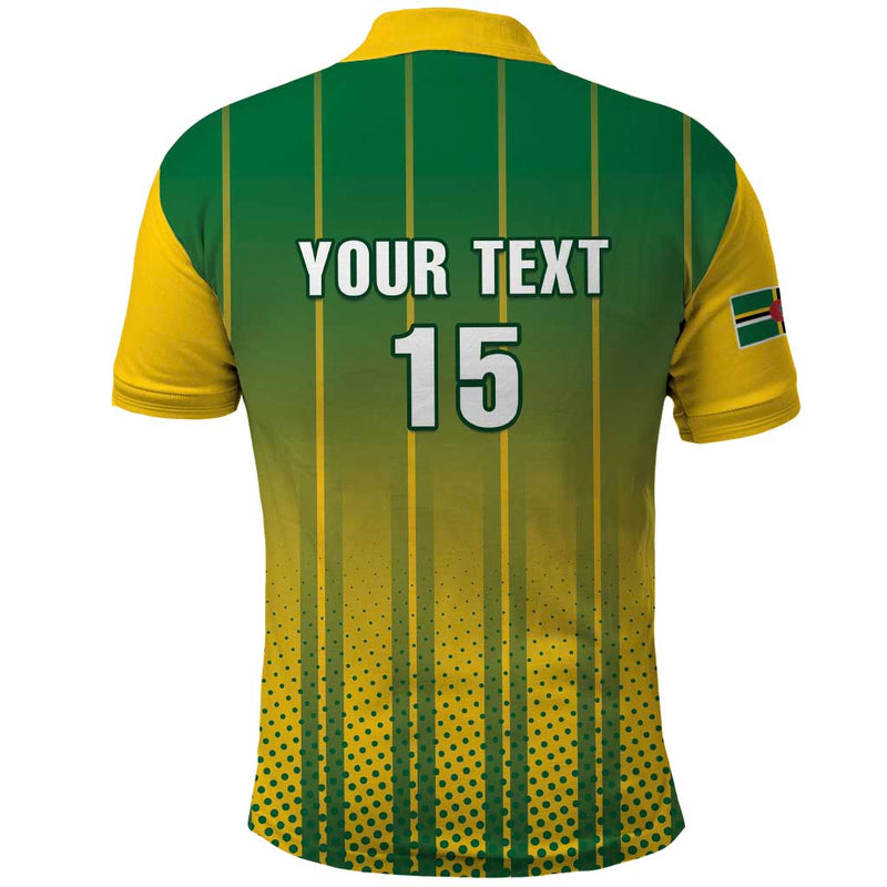 Custom Dominica Cricket Sporty Style Polo Shirt