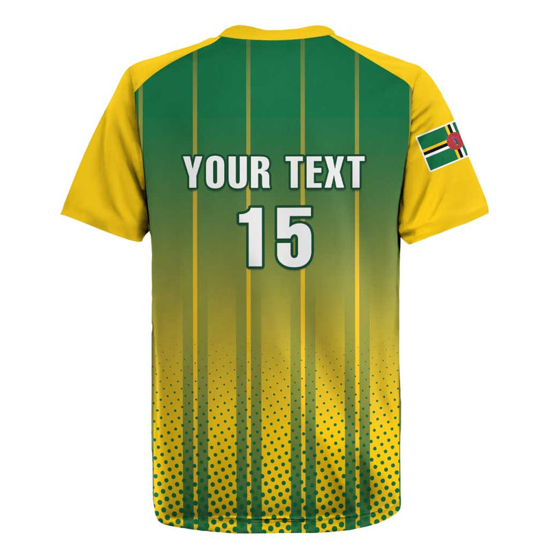 Custom Dominica Cricket Sporty Style Rugby Jersey