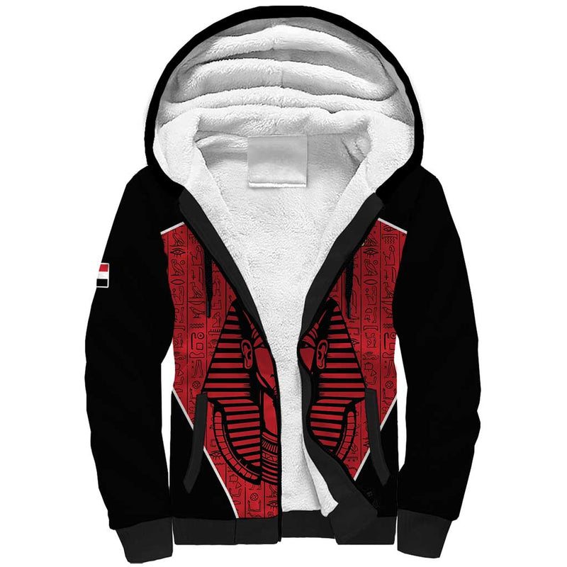 Custom Egypt Football Go Pharaohs Sherpa Hoodie