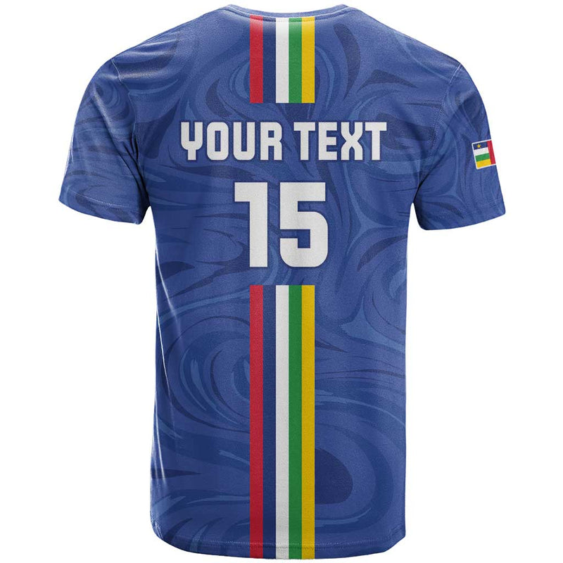 Custom Central African Republic Football Go Les Fauves Go T Shirt