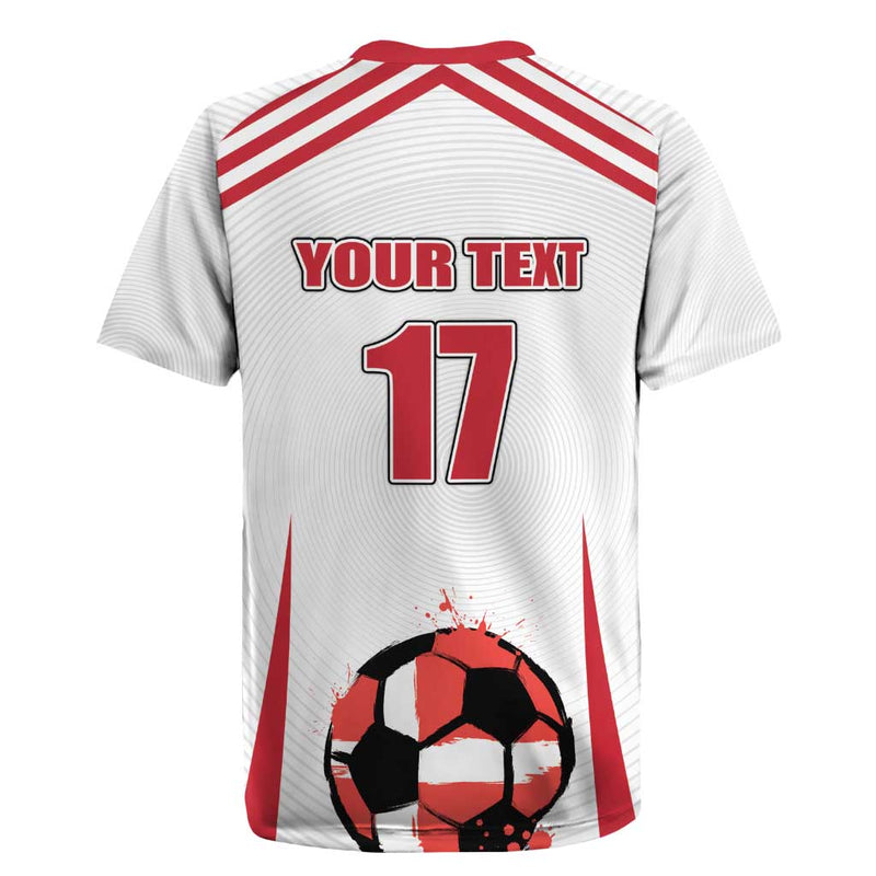 Custom Danmark Football Go Champions Denmark Sporty Style Rugby Jersey