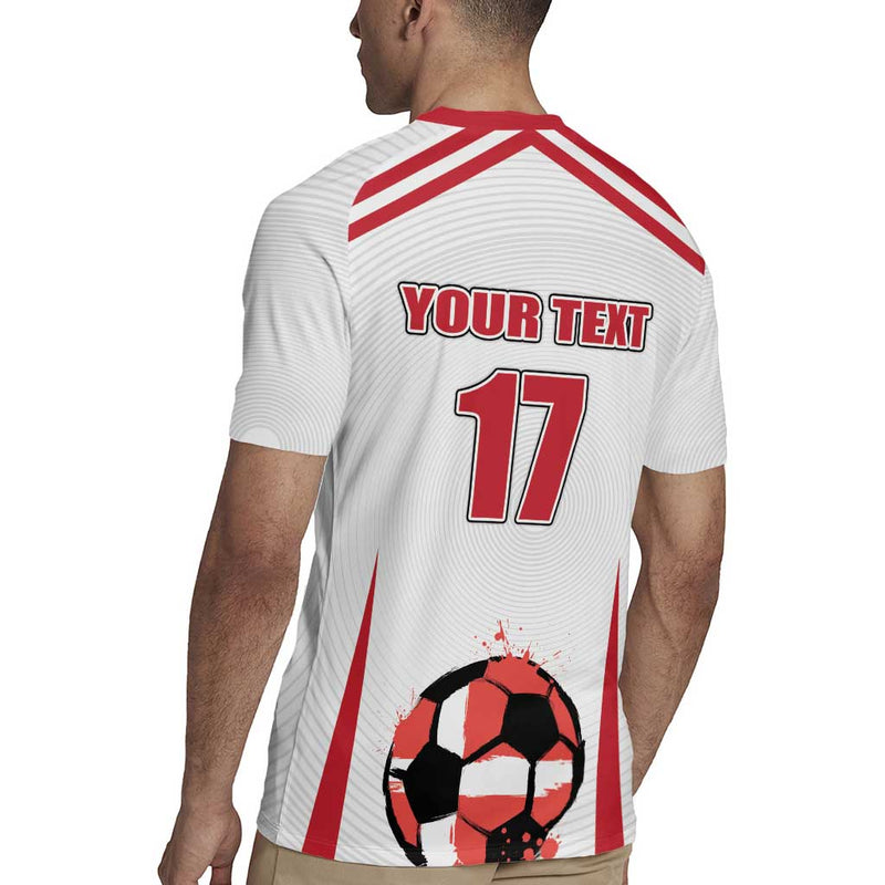 Custom Danmark Football Go Champions Denmark Sporty Style Rugby Jersey