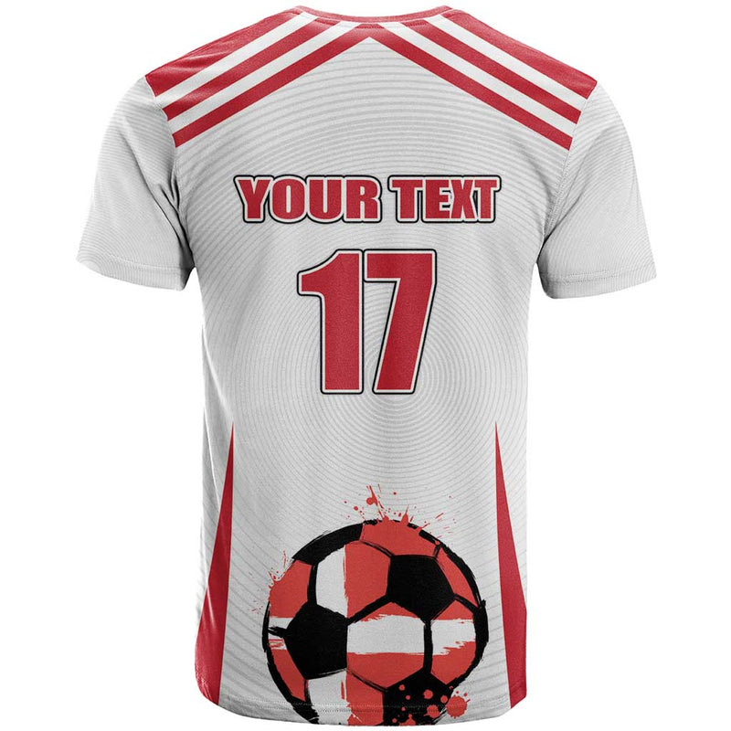 Custom Danmark Football Go Champions Denmark Sporty Style T Shirt