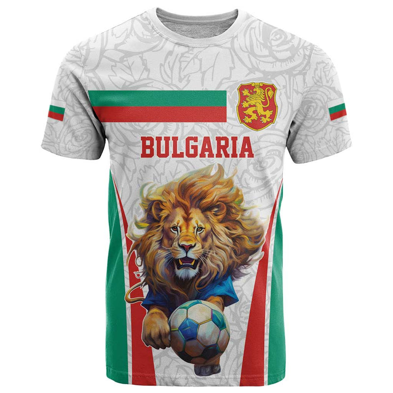 Custom Bulgaria Football We are Champions Sporty Style with Lion Mascot T Shirt
