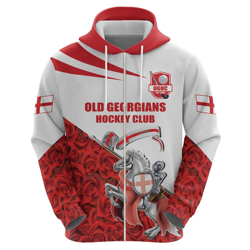 Custom England Field Hockey Champions Old Georgians Hockey Club Sporty Style Hoodie
