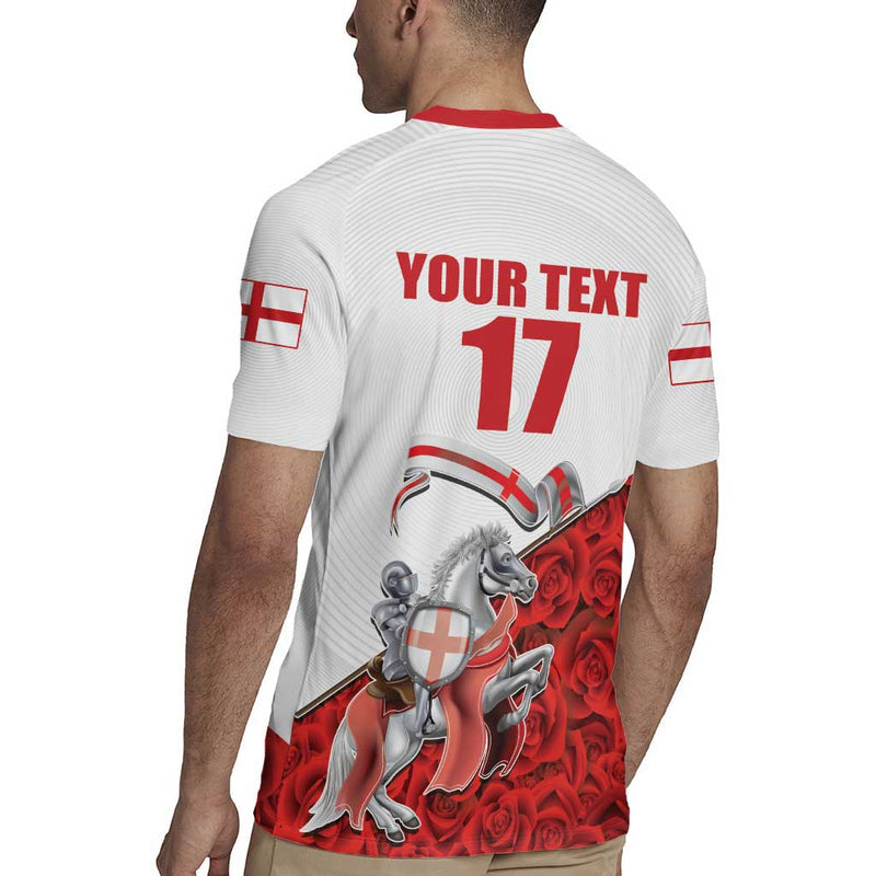 Custom England Field Hockey Champions Old Georgians Hockey Club Sporty Style Rugby Jersey