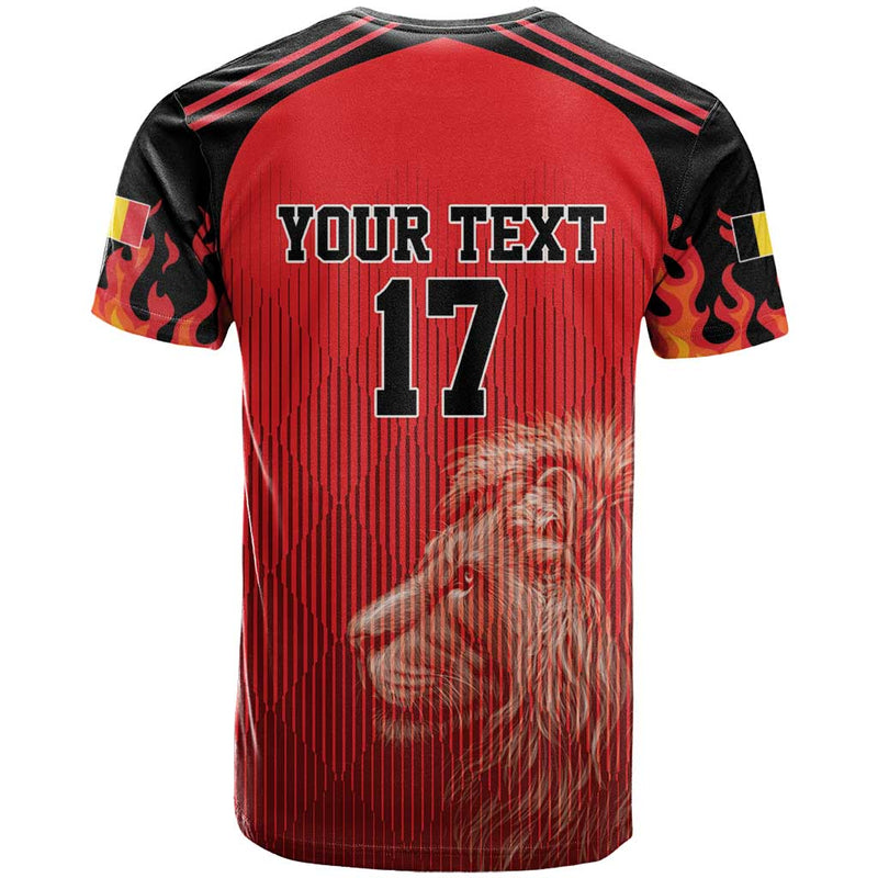 Custom Belgium Football We are Champions Red Style Come on De Rode Duivels T Shirt