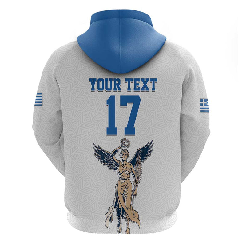 Custom Greece Football Champions Nike Goddess of Victory Hoodie