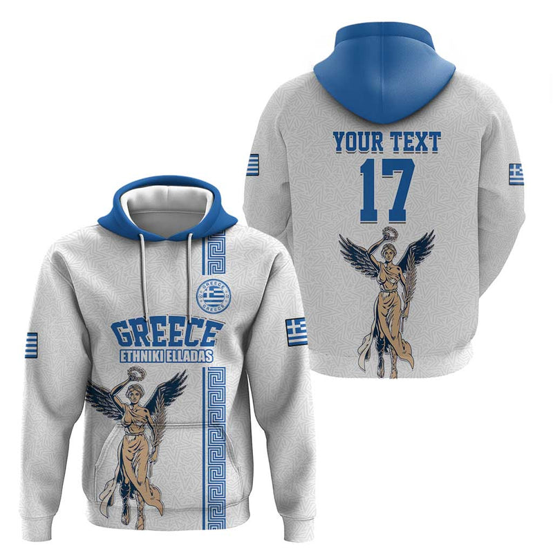 Custom Greece Football Champions Nike Goddess of Victory Hoodie