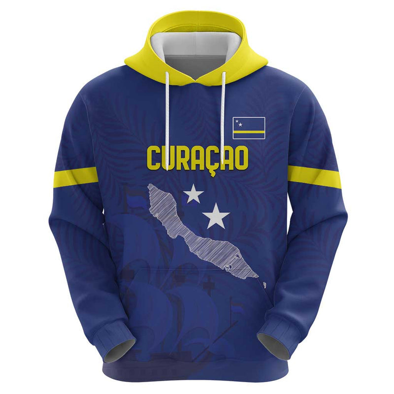 Custom Curacao Football La Pantera Negra Hoodie