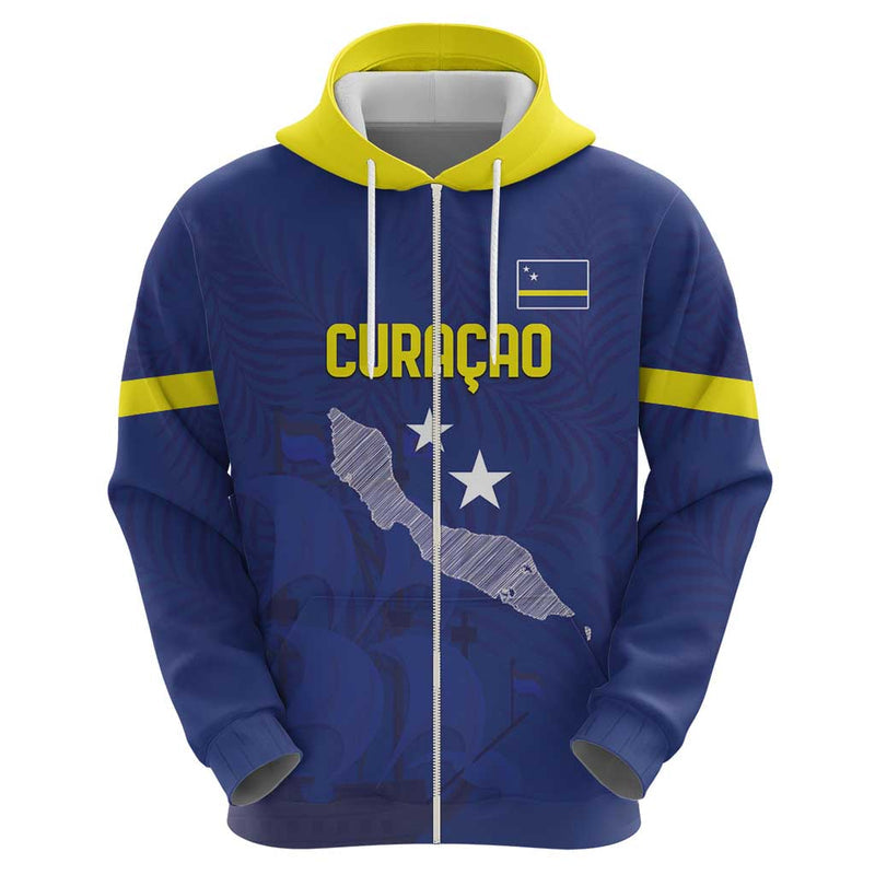 Custom Curacao Football La Pantera Negra Hoodie
