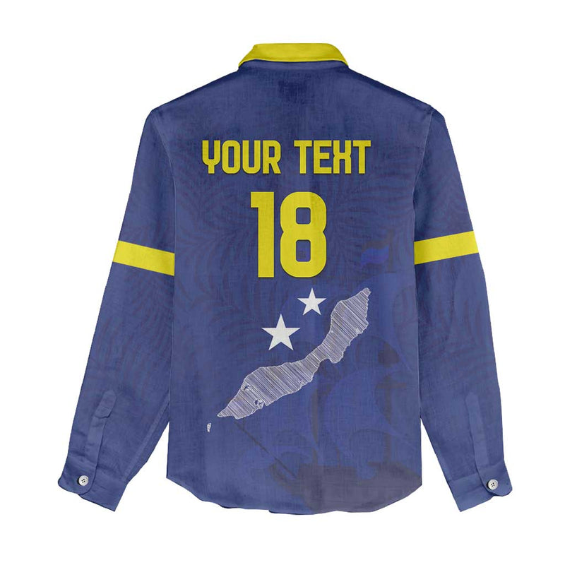 Custom Curacao Football La Pantera Negra Women Casual Shirt