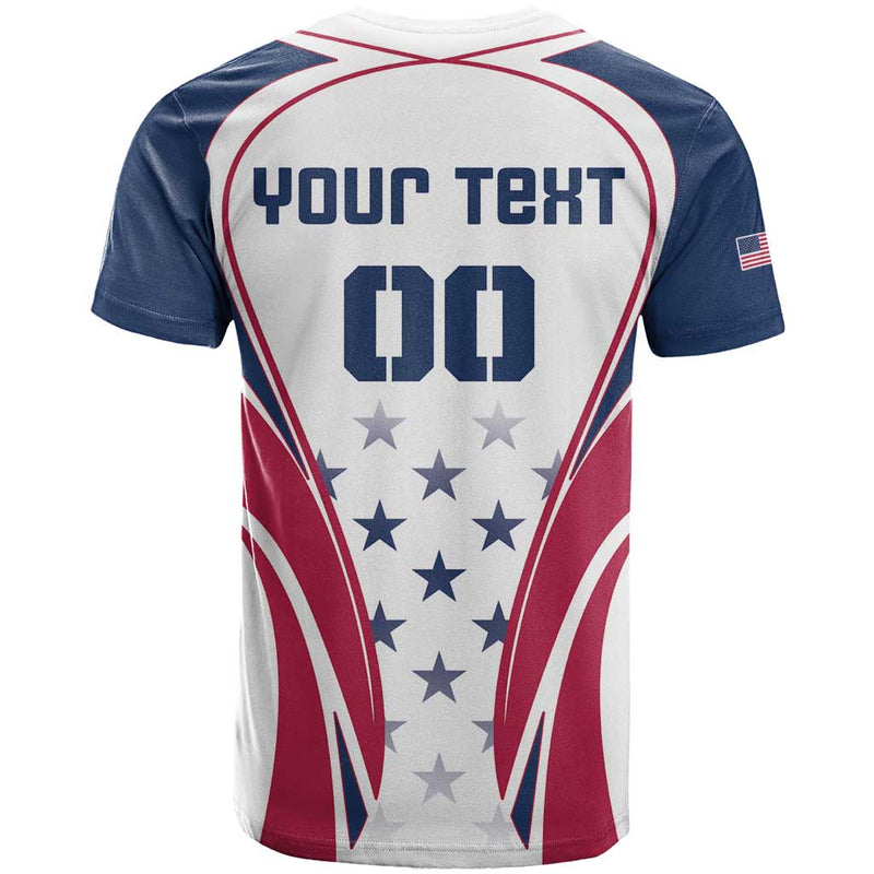 Custom USA Rugby Simple Style T Shirt