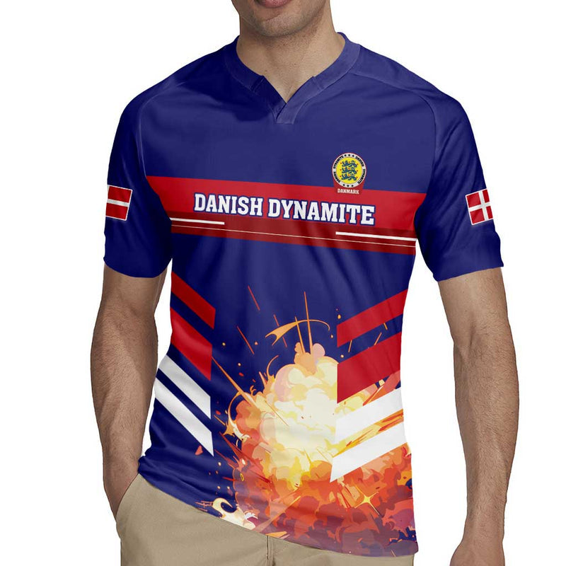 Custom Denmark Football Come On Danish Dynamite Rugby Jersey