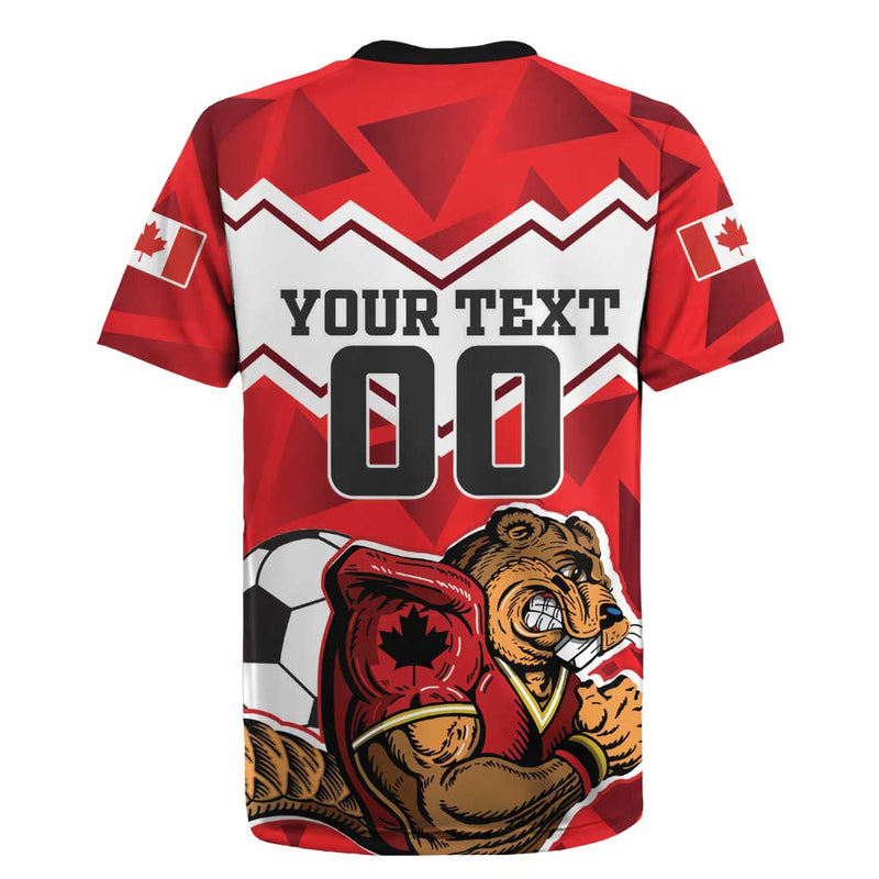 Custom Canada Football Beavers Mascot Rugby Jersey