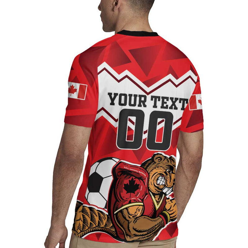 Custom Canada Football Beavers Mascot Rugby Jersey