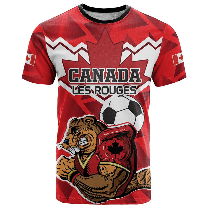 Custom Canada Football Beavers Mascot T Shirt