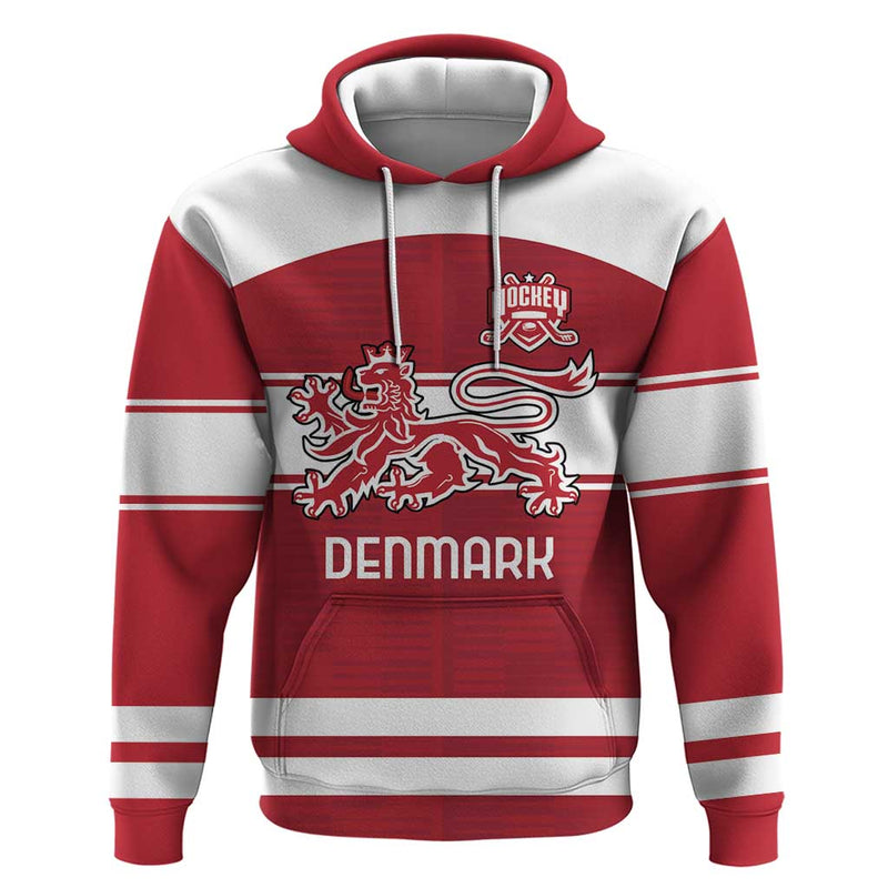 Custom Denmark Hockey Danish Lions Hoodie