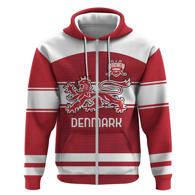 Custom Denmark Hockey Danish Lions Hoodie