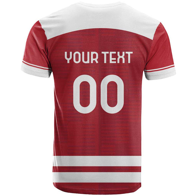 Custom Denmark Hockey Danish Lions T Shirt