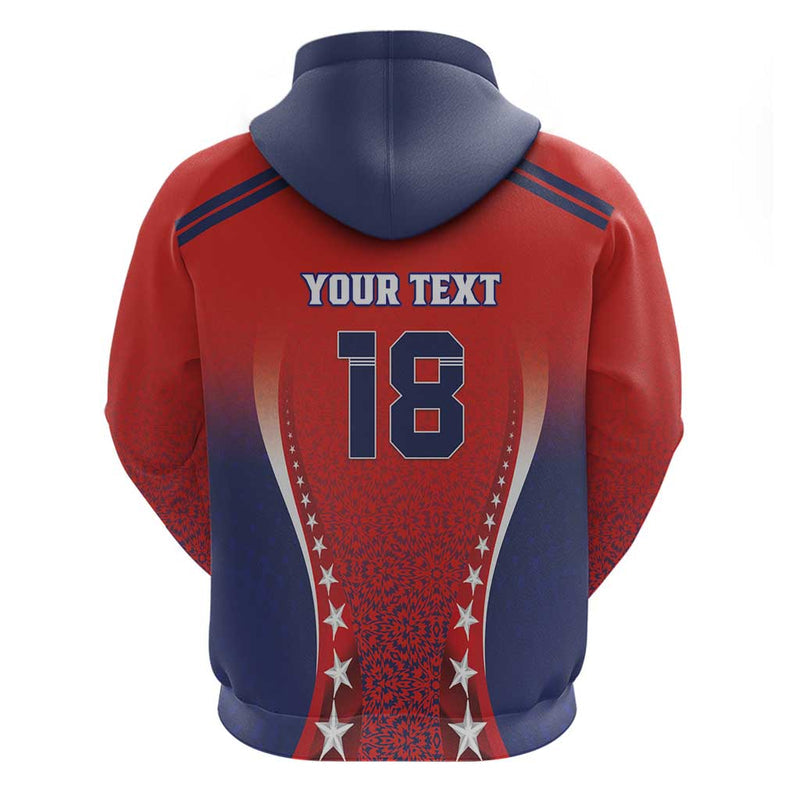 Custom Costa Rica Football Los Ticos Sporty Style Hoodie