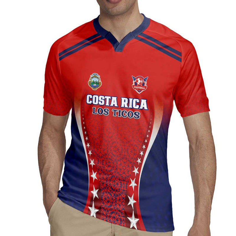 Custom Costa Rica Football Los Ticos Sporty Style Rugby Jersey