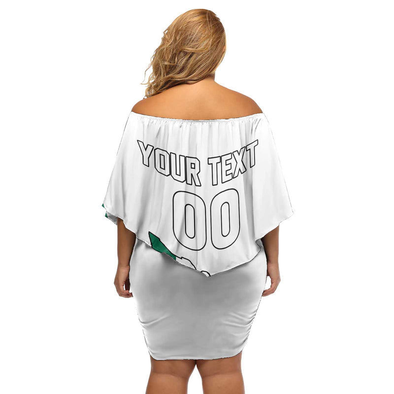 Custom Mexico Independence Day El Grito De Independencia Off Shoulder Short Dress