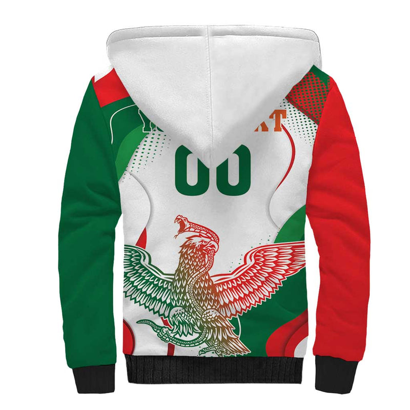 Custom Mexico Independence Day Monumento A La Independencia Sherpa Hoodie