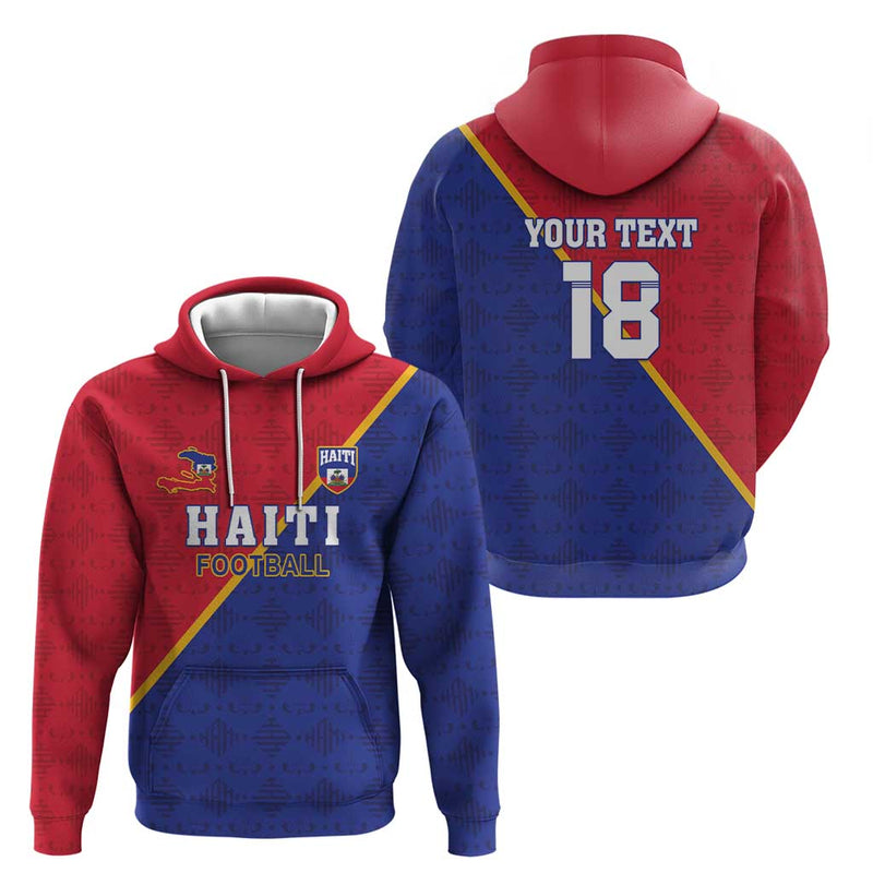 Custom Haiti Football Les Grenadiers Hoodie