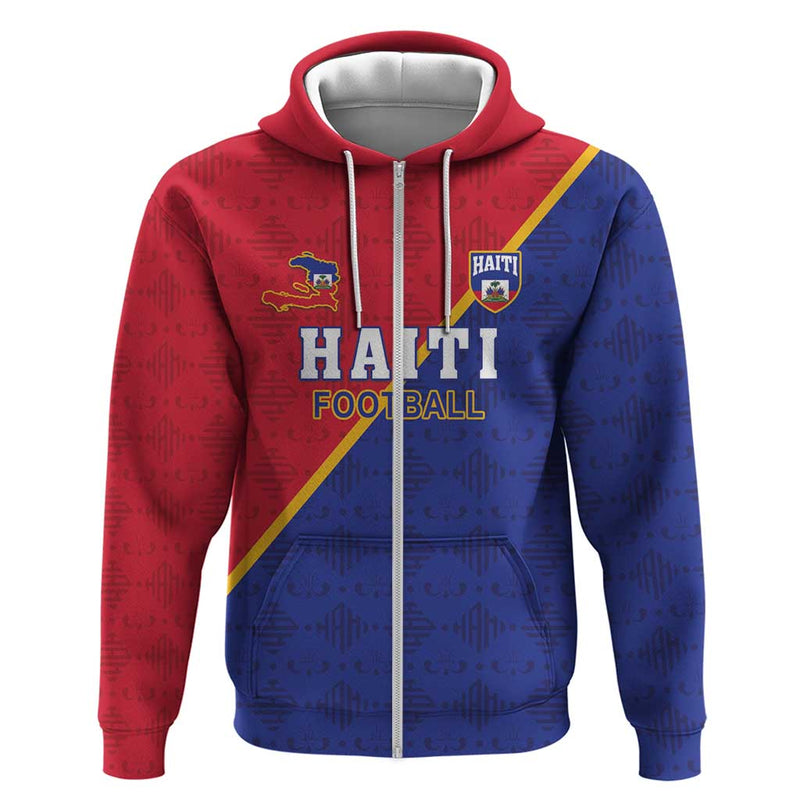 Custom Haiti Football Les Grenadiers Hoodie
