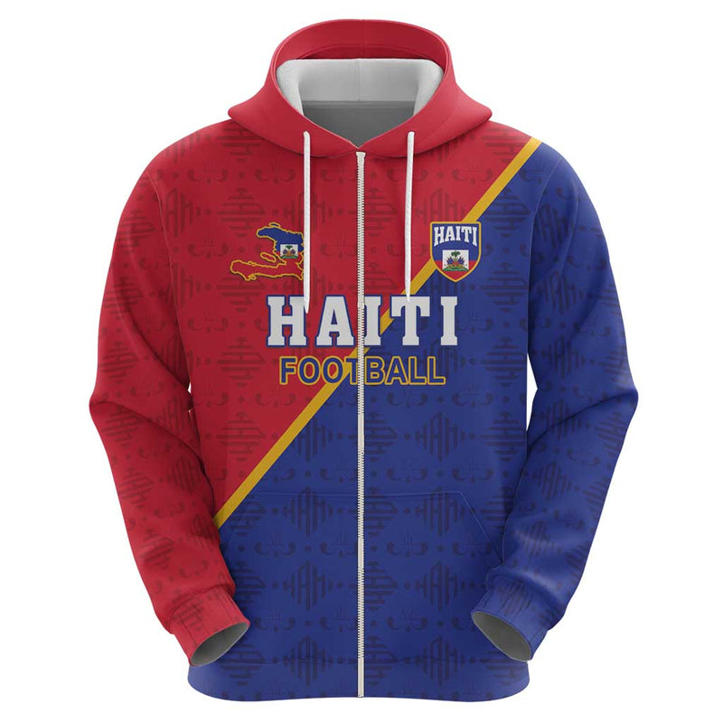 Custom Haiti Football Les Grenadiers Hoodie