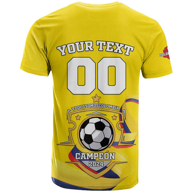 Custom Colombia Football Go Champions Unique Style T Shirt