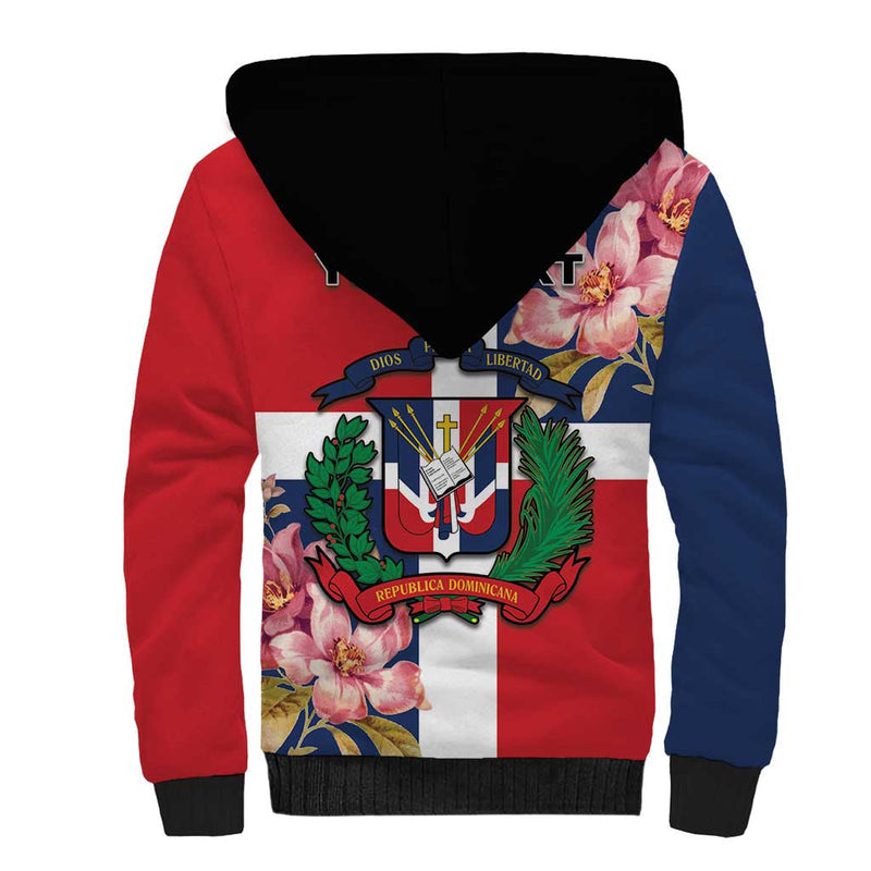 Dominican Republic Bayahbe Rose Sherpa Hoodie